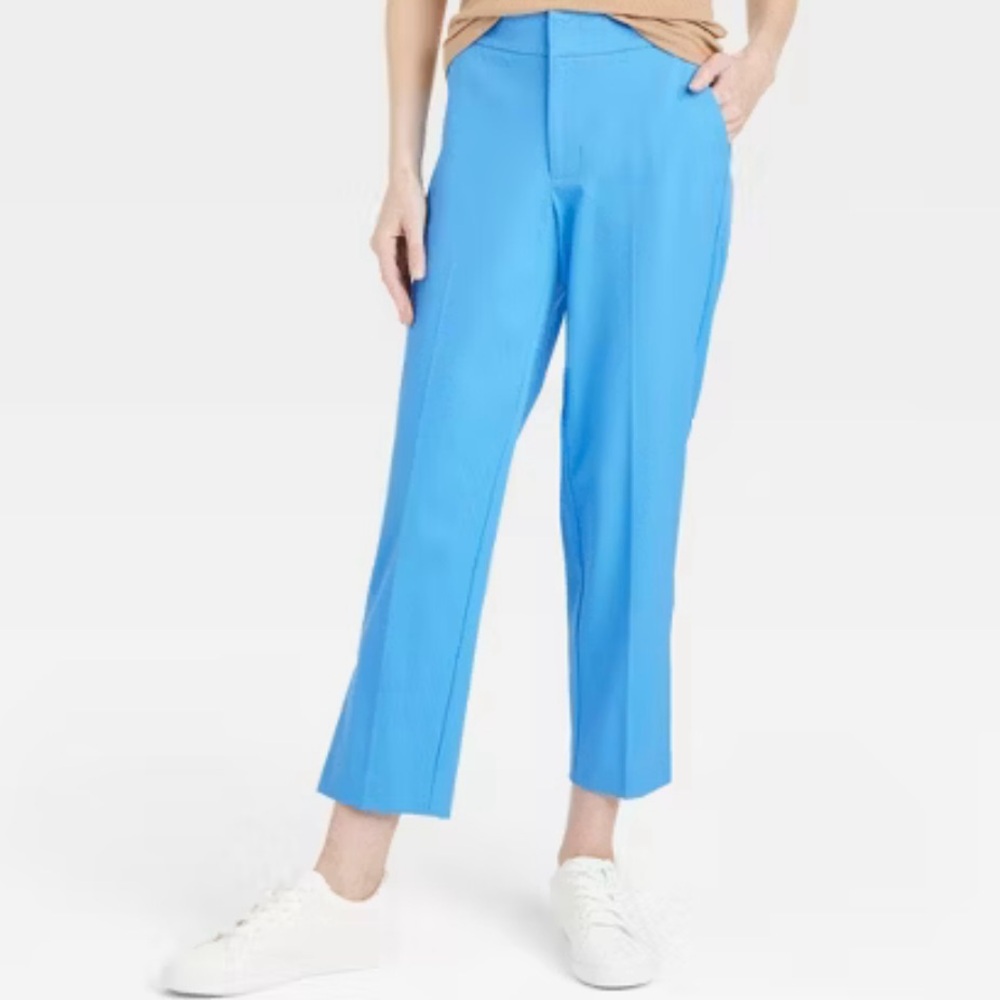 Mid-Rise Slim Straight Fit Side Trousers - A New Day NWT, Multiple Sizes